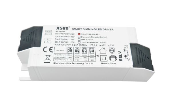 20W 350-500mA 3-40VDC 100-277V  0/1-10V智能调光驱动