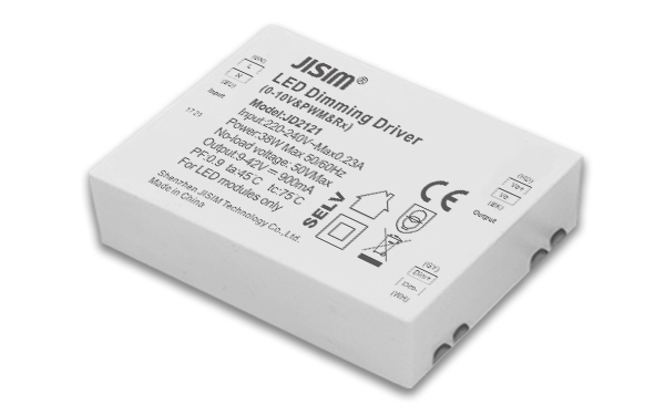   JD2121 9-40V 900mA 36W 0-10V PWM Rx三合一恒流  无频闪  调光电源