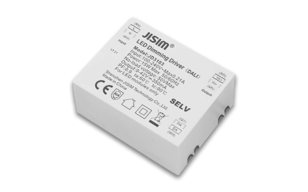   JD3103 9-42V 350mA 15W dali恒流 缓启动 无频闪  调光电源