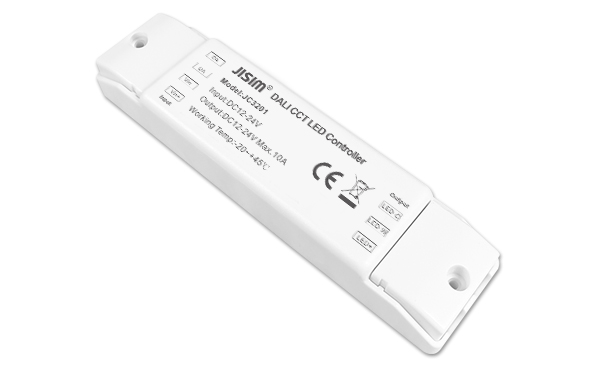   JC4201 12-24V 10A 120-240W DALI恒压灯带双色温控制器
